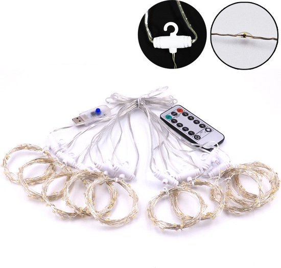 LED Lichtgordijn 300 LED's Waterdicht 8 Modi 3x3m