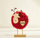 7-delige luxe kerstdecoratieset – Vilten rendieren, kerstbomen en schapen – Unieke feestelijke versiering van hoogwaardige kwaliteit