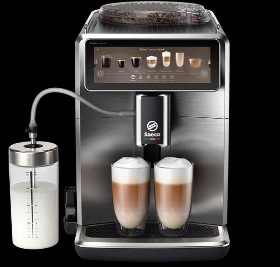 Saeco Xelsis Suprema SM8889/00 - Espressomachine - 22 Soorten Warme Drankjes - Zilver - + AquaClean Filter