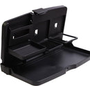 Inklapbare auto eettafel met bekerhouder - zwart