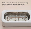 TDR - Mini ultrasoon reiniger - 360 graden reiniging, hoogfrequente trillingen, zonder schurende materialen of chemische middelen, licht van gewicht, waterreservoir met capaciteit van 350 ml