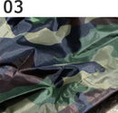 PVC Regenponcho voor outdoor fietsen en bergbeklimmen - Amerikaanse Jungle Camouflage -(One Size)