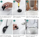 Verstelbare U-vormige toiletbril-WC bril-Optimale Comfort en Stijl -wit