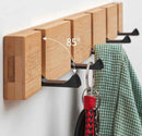 Wandkapstok met 5 Haken-Wand gemonteerde Kapstok-Kleren Opkn