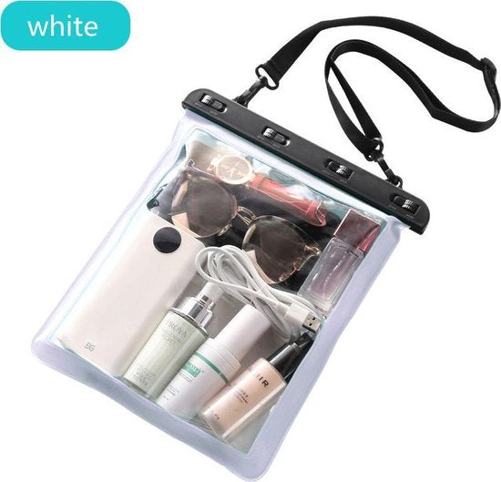 Waterdichte iPad en Telefoon tas met schouderriem 25x23CM