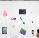 TDR Douchegordijn met 12 Vakjes voor Mobiel en Tablet