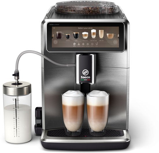 Saeco Xelsis Suprema SM8889/00 - Espressomachine - 22 Soorten Warme Drankjes - Zilver - + AquaClean Filter