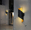 Xtraworks - Moderne Wandlamp - Voor binnen of buiten - LED - Zwart en bronzkleurig