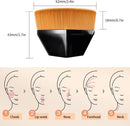 2 stuks Groot formaat Foundation Brush - Synthetische borstelharen voor een natuurlijke en egale make-up