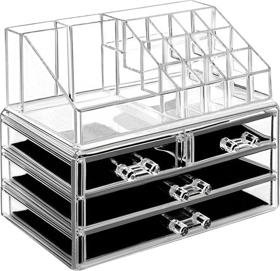 Make Up Organizer - Cosmetica opbergdoos 4 lades 16 vakken