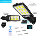 Tuinverlichting op zonne-energie met afstandsbediening-IP65-180 COB LED-Buitenlamp- Bewegingssensor & Nachtsensor