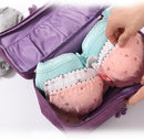 Multifunctionele lingerie/ondergoed tas - make-up tasje-toilettas 27 * 14,5 * 12CM-paars