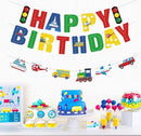45-delig verjaardagset Vervoer - Feestversiering