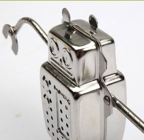 RVS Robot Theezeefje – Herbruikbaar Theeaccessoire