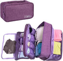 Multifunctionele lingerie/ondergoed tas - make-up tasje-toilettas 27 * 14,5 * 12CM-paars