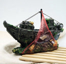 Piratenavontuur Aquarium Decoratie - Levendige Details, Duurzaam Harsmateriaal en Authentiek Ontwerp 25*9*18.5cm