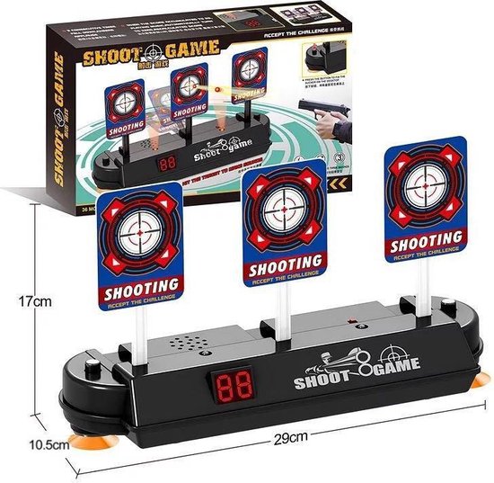 TDR - Mechanische Schietkast 3 Doelen - Shooting target - schietdoel - Schietschijf - Met LCS Scorebord