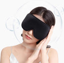Slaapmasker voor mannen en vrouwen, 3D zijden slaapmasker, zacht en comfortabel, zwart slaapmasker, geschikt voor dutjes, reizen, ploegendienst
