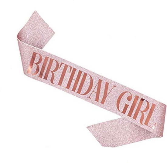 Verjaardag Sjerp en Tiara - Birthday Girl - Roségoud