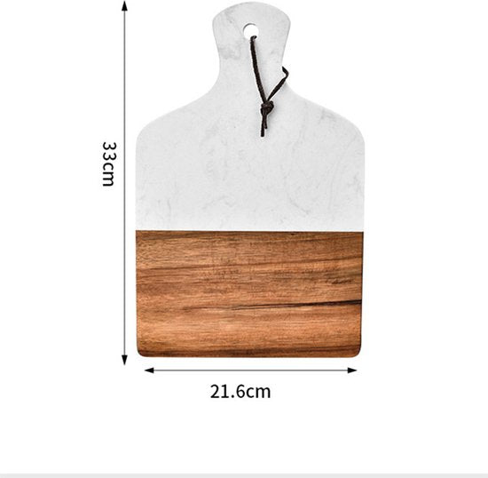 Luxe Marmeren Snij- & Serveerplank 33x21.6cm