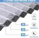 3 stuks Hoogwaardige Opbergboxen voor Onder het Bed -Ademend Non-woven Materiaal | Ruimte-optimalisatie Oplossing-diepgrijs 98*50*16CM
