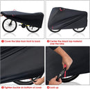 Optimale Bescherming voor je Fiets - 210D Oxford-stof Fietsenhoes met draagtas- tegen Stof en Water-zwart 180X60X90CM