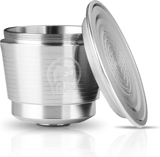 5 delige Herbruikbare RVS Nespresso Capsule Set met Tamper,