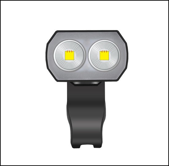 Xtraworks- Waterdichte Fietsverlichting set- USB Oplaadbaar-voor en achter-zwart