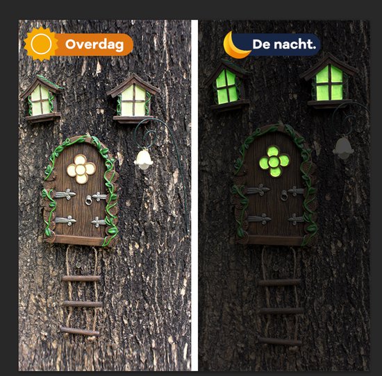 Elf lichtgevende deur- en raamhangers creatieve hars puntige hoekdeuren en ramen; afmetingen: 20,5*17*5,5CM/set