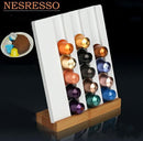 Staande capsulehouder Nespresso compatibel - 18, wit