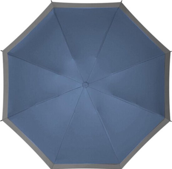 TDR -Opvouwbare Paraplu -Windproof- zonnescherm UV-SPF 50+compact en draagbaar-  Extra sterk   -haze blue