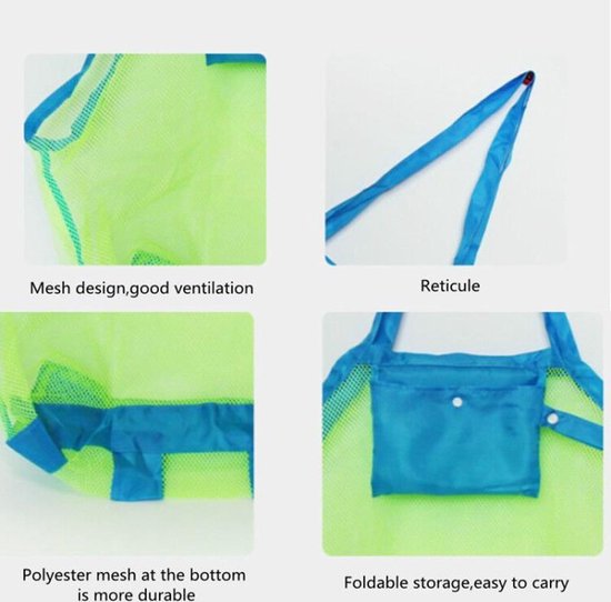 Grote netta voor zand-, strand- & boodschappenopslag