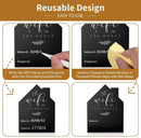 Houten WiFi Bord Huisvorm – Schrijfbaar Netwerk & Wachtwoord