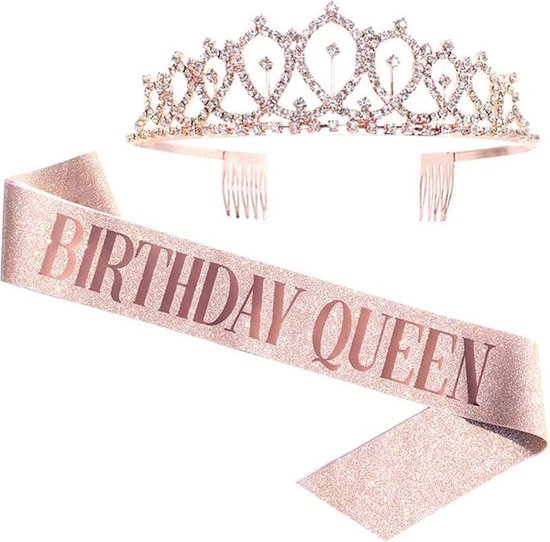 Merkloos TDR Sjerp & Tiara Birthday Queen, Roségoud