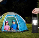 Xtraworks Solar LED Campinglamp - IPX45 - USB-lader & powerbank - mat zwart
