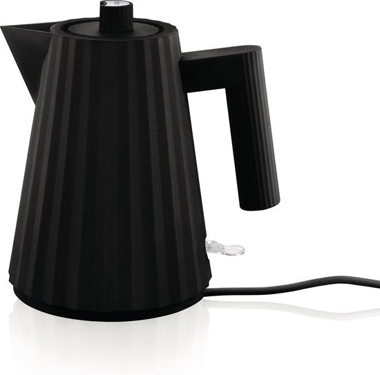 Alessi Plissé Waterkoker 1L Zwart
