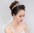 Unikorf Diadeem Kroon met Zijdelingse Kammen - Zilver