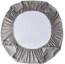 Matrashoes - Ademend & Antibacterieel - Waterdicht - Bescherm uw matras tegen vloeistoffen & allergieën - 90x200cm-grijs