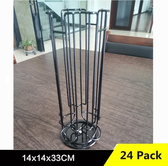 TDR-Draaibare Dolce Gusto capsulehouder  24st zwart