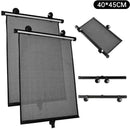 Rol zonnescherm 40*45CM zwart