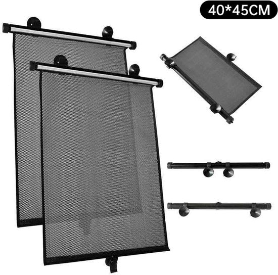 Rol zonnescherm 40*45CM zwart