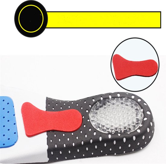 2 Paar Inlegzolen voor Schoenen Maat 46-50, Aanpasbaar