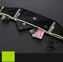 TDR - Waterafstotende Heuptas - Comfortabel en Ademend Materiaal, Reflecterend Design, Verstelbare Taille (60-120 cm), Geschikt voor Sporten - Zwart en Groen