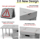 Opvouwbare opbergbox met grote capaciteit - grijs