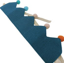 verjaardagskroon-koninklijke kroonvorm met leeftijd naar keuze van 1-9 jaar-Comfortabel Katoen - Elegant Design - Ultiem Comfort- aquamarijnblauw