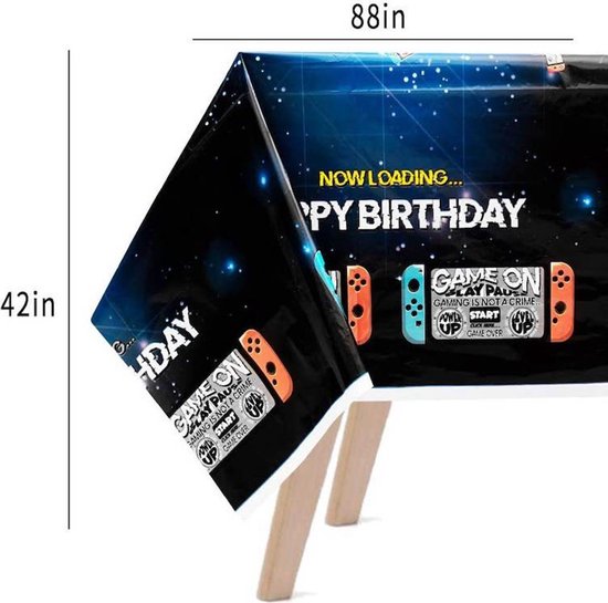 162-delige Game On Verjaardagsset 20 Pers - Unikorf