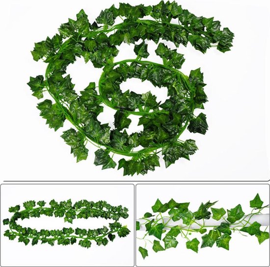 24 Stuks 2m Klimop Slinger - Kunstplant Decoratie