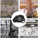 Optimale Bescherming voor je Fiets - 210D Oxford-stof Fietsenhoes met draagtas- tegen Stof en Water-zwart 180X60X90CM