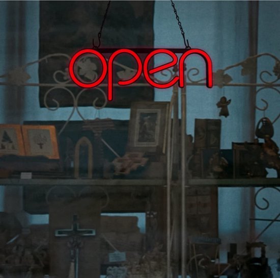 Neon LED Open Bord Rood - Licht Reclame Hanglamp