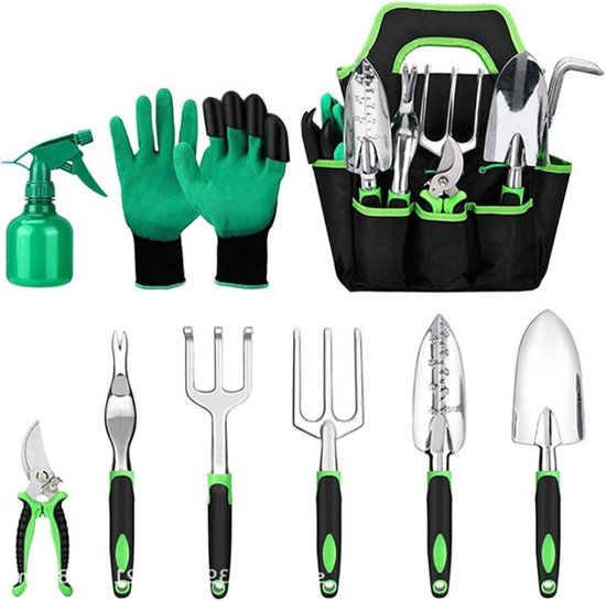 Professionele 9-delig tuingereedschapset - tuinaccessoires